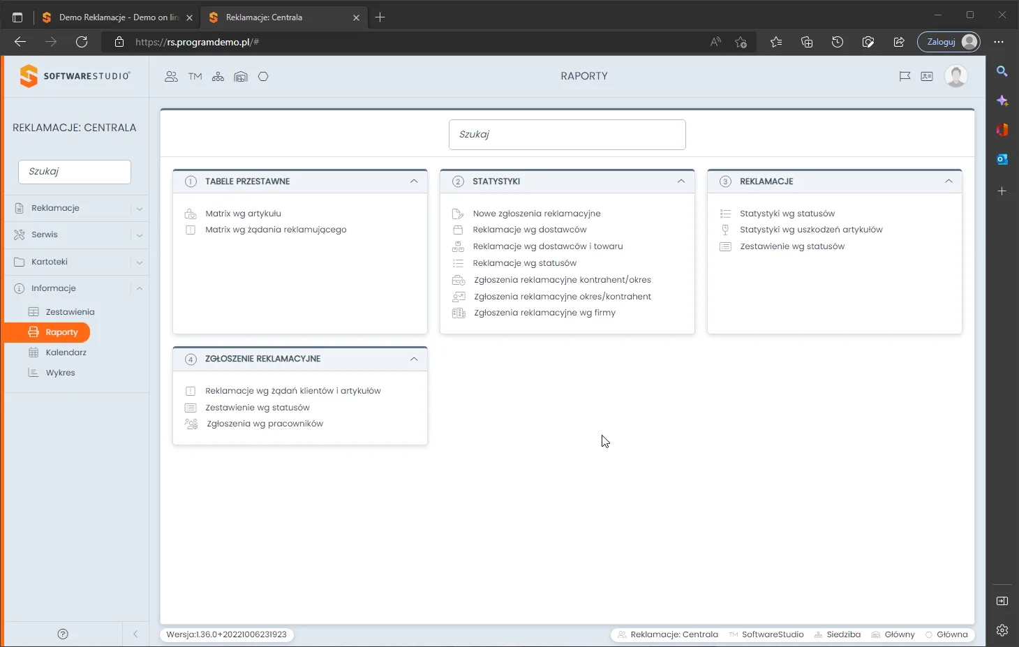 System do zarządzania reklamacjami. Program Demo. Używanie wersji testowej programu do reklamacji ma wiele korzyści i jest zalecane przed pełnym wdrożeniem systemu.